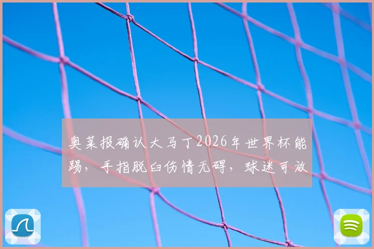 奥莱报确认大马丁2026年世界杯能踢，手指脱臼伤情无碍，球迷可放心！
